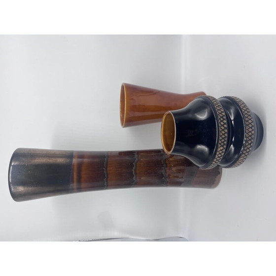 Image 1 of Ensemble de 3 vases en céramique vintage, années 1960