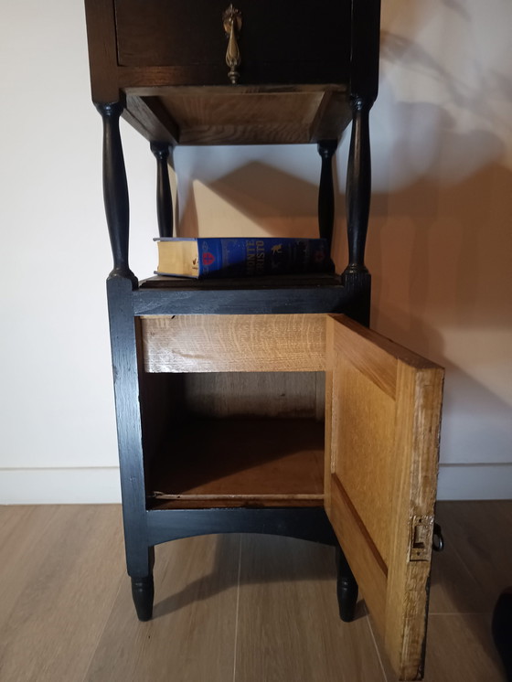 Image 1 of Buffet/table/meuble à boissons élégant noir