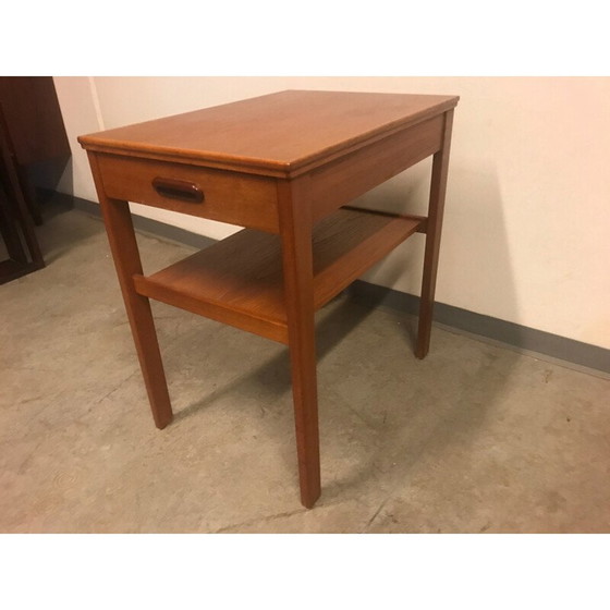 Image 1 of Table de nuit danoise vintage en teck, 1960