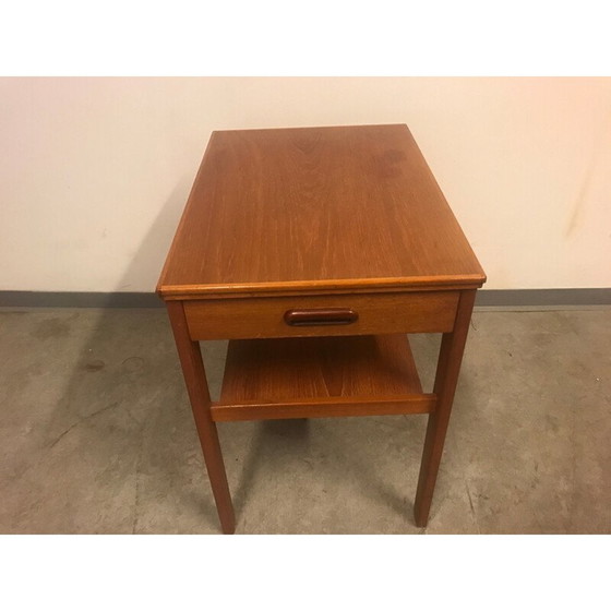 Image 1 of Table de nuit danoise vintage en teck, 1960