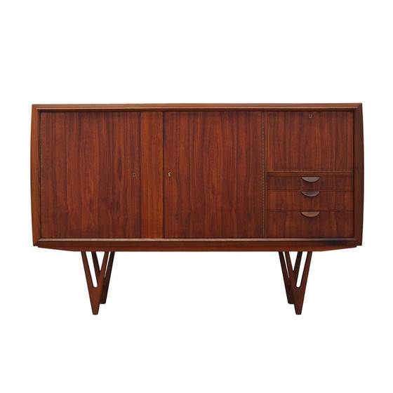 Image 1 of Buffet haut vintage en teck par Kurt Østervig, 1960s