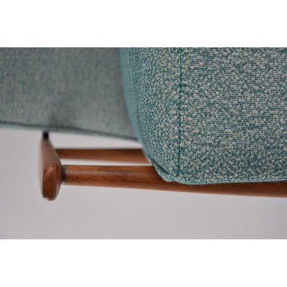 Image 1 of Fauteuil vintage FOX émeraude