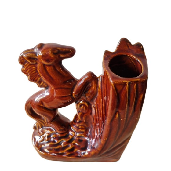 Image 1 of Vase vintage en céramique Cheval 1970