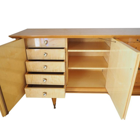 Image 1 of Buffet vintage en bois de citronnier verni, années 1940