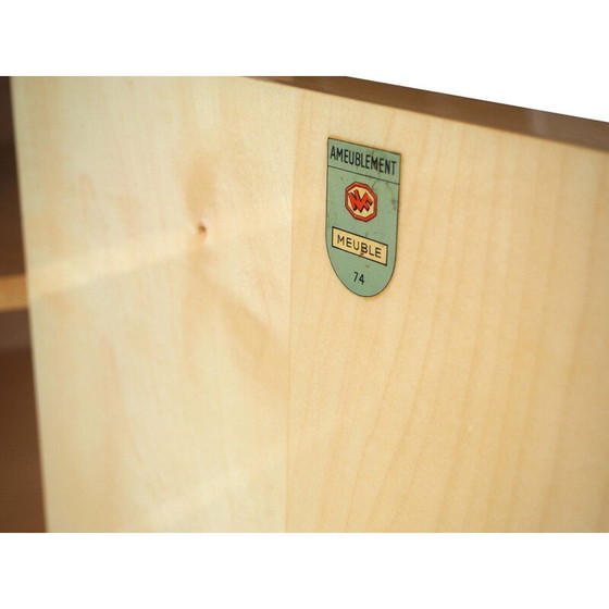 Image 1 of Buffet vintage en bois de citronnier verni, années 1940
