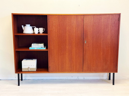 Planche haute vintage en teck 1960