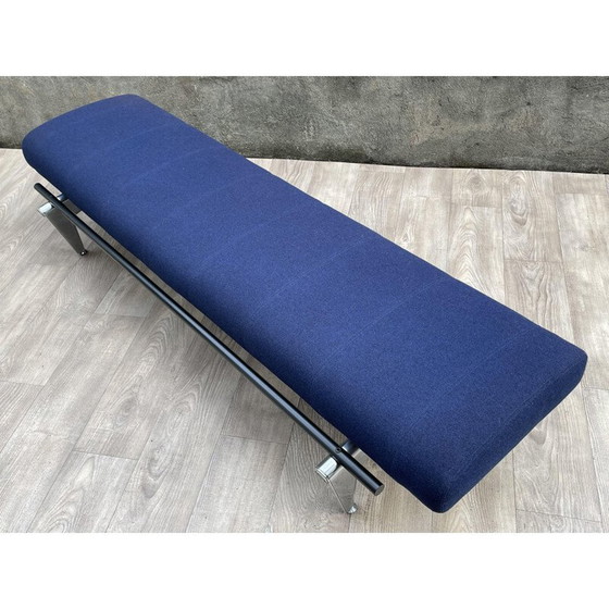 Image 1 of Banc vintage en acier recouvert de mousse de polyuréthane par Rodolfo Dordoni pour Moroso, 1980