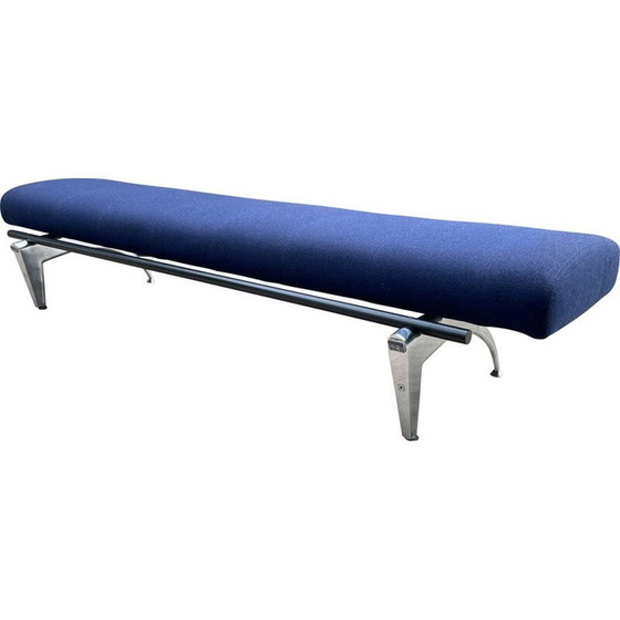 Image 1 of Banc vintage en acier recouvert de mousse de polyuréthane par Rodolfo Dordoni pour Moroso, 1980