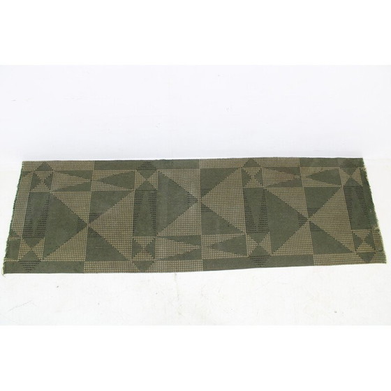 Image 1 of Tapis abstrait vintage en laine, Tchécoslovaquie, années 1950