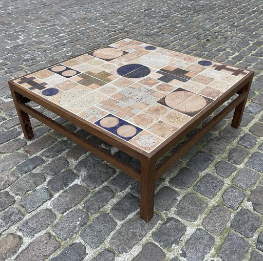 Une Table Basse en Céramique de Tue Poulsen, Danemark, 1960's