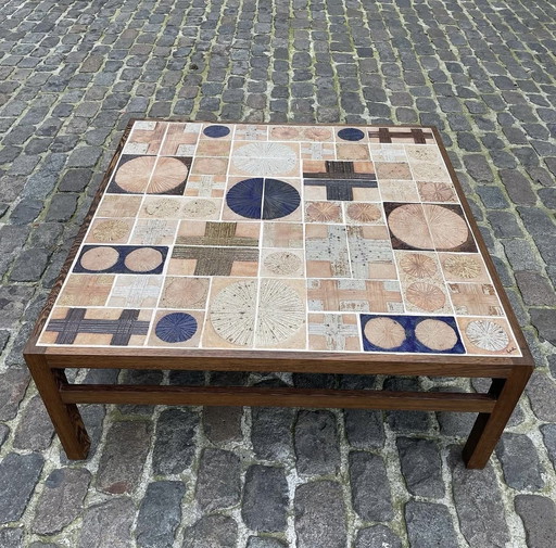 Une Table Basse en Céramique de Tue Poulsen, Danemark, 1960's