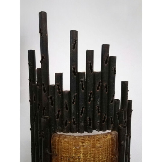 Image 1 of Paire d'appliques en verre vintage par Marcello Fantoni, Italie 1970