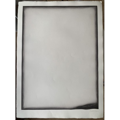 Gravure à l'eau-forte sur papier margenes 5 par Erwin Bechtold, 1977