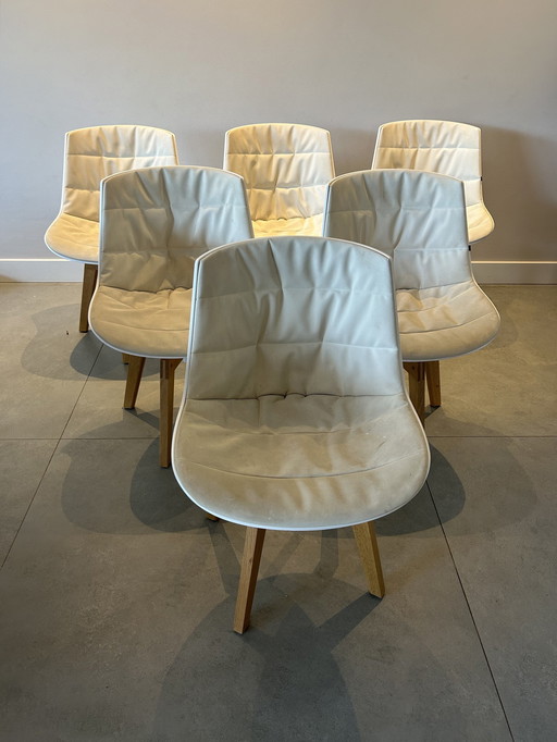 6x Mdf Italia Flow Chair