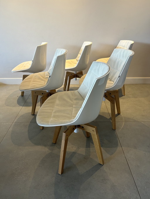 6x Mdf Italia Flow Chair