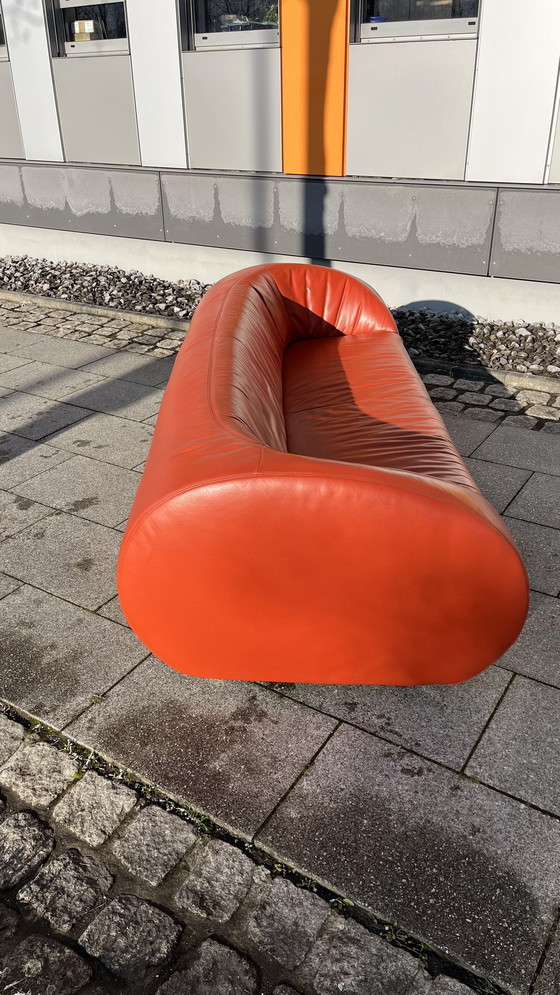 Image 1 of Koinor Design Canapé Pearl Cuir Bourgogne-Rouge 3 places