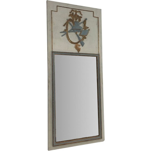 Miroir en bois sculpté Louis XVI, 1780