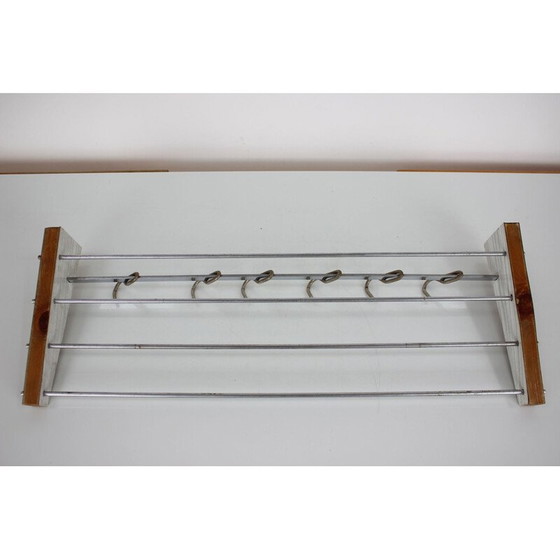 Image 1 of Patère vintage en métal, Tchécoslovaquie 1960