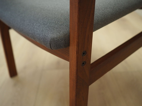 Image 1 of Fauteuil en teck graphite, Design danois, 1960S, Production : Danemark