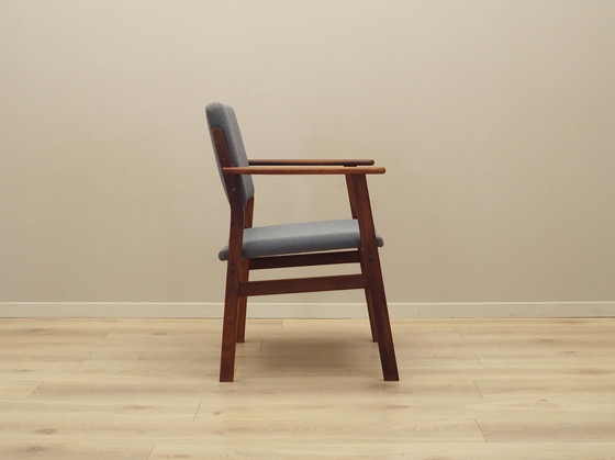 Image 1 of Fauteuil en teck graphite, Design danois, 1960S, Production : Danemark