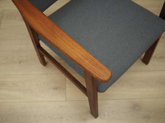 Image 1 of Fauteuil en teck graphite, Design danois, 1960S, Production : Danemark