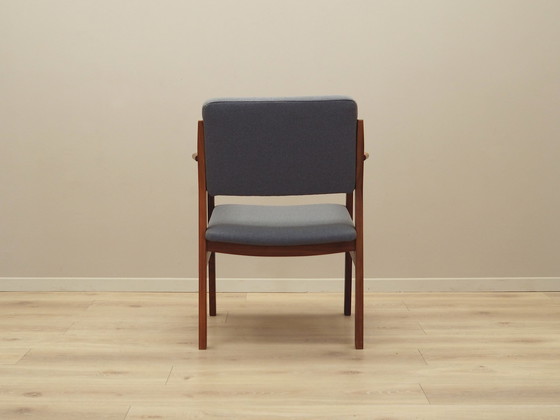 Image 1 of Fauteuil en teck graphite, Design danois, 1960S, Production : Danemark