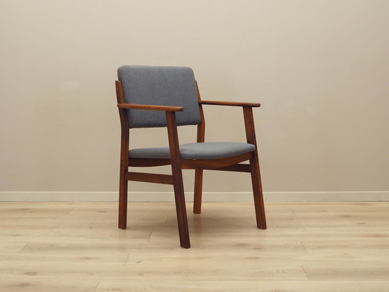 Image 1 of Fauteuil en teck graphite, Design danois, 1960S, Production : Danemark