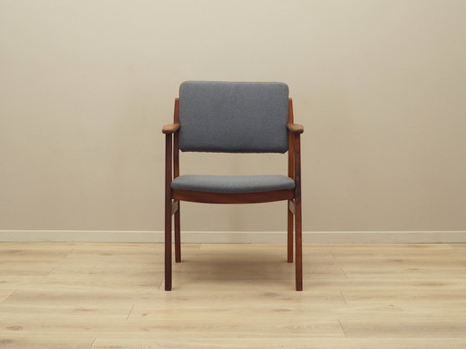 Fauteuil en teck graphite, Design danois, 1960S, Production : Danemark