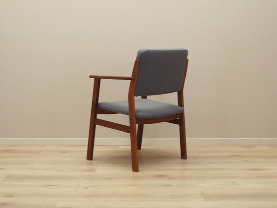 Image 1 of Fauteuil en teck graphite, Design danois, 1960S, Production : Danemark