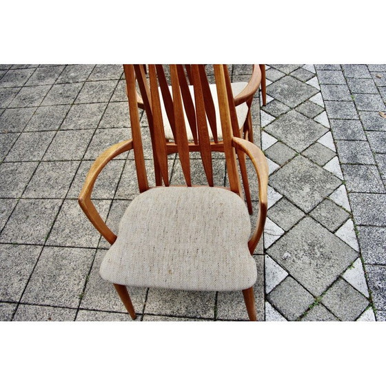 Image 1 of Ensemble de chaises et de fauteuils Eva 4 vintage par Koefoed