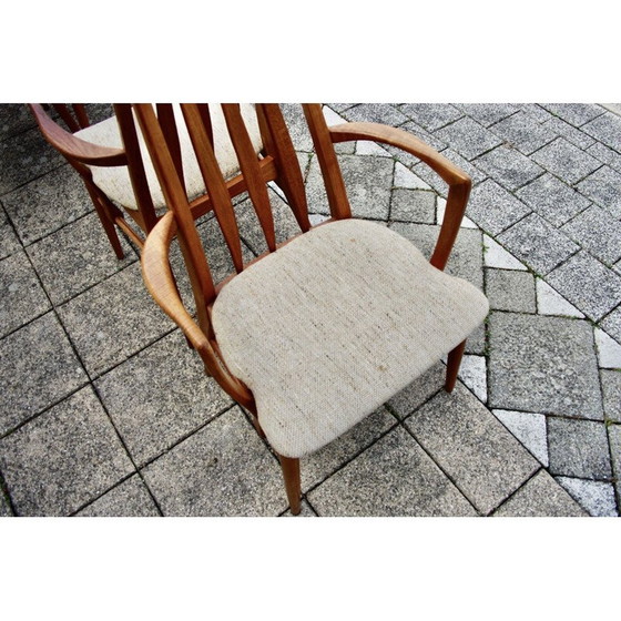 Image 1 of Ensemble de chaises et de fauteuils Eva 4 vintage par Koefoed