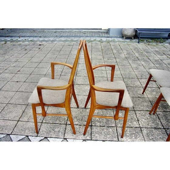 Image 1 of Ensemble de chaises et de fauteuils Eva 4 vintage par Koefoed