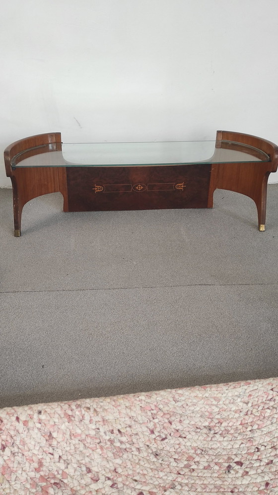 Image 1 of Table console italienne Mid Century 1950'