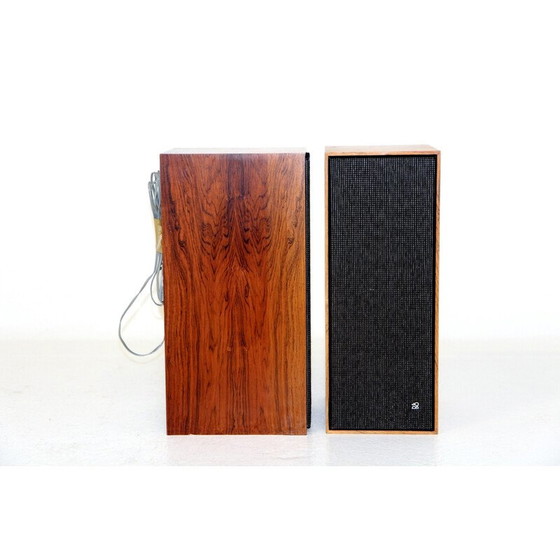 Image 1 of Paire d'enceintes vintage en bois de rose Bang and Olufsen, Danemark 1960