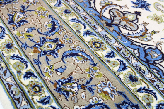 Image 1 of Original Isfahan Tapis persan très fin avec chaîne en soie 433 X 252 cm