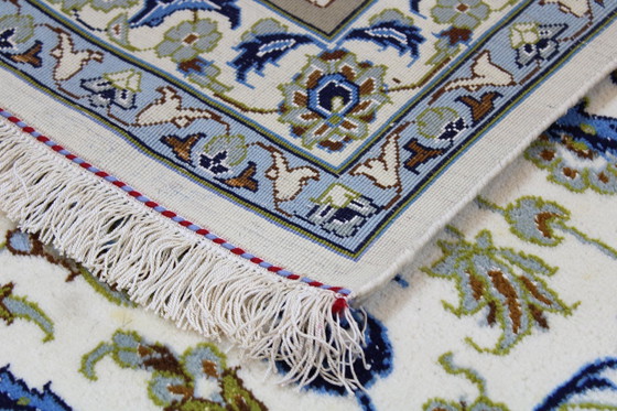 Image 1 of Original Isfahan Tapis persan très fin avec chaîne en soie 433 X 252 cm