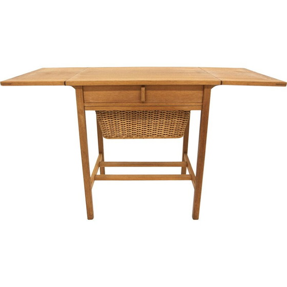 Image 1 of Ouvrier vintage en teck par Bertil Fridhagen pour Bodafors, Suède 1960