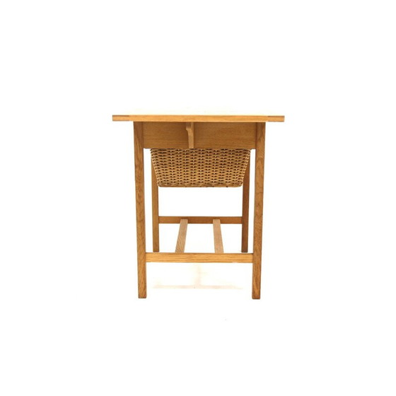 Image 1 of Ouvrier vintage en teck par Bertil Fridhagen pour Bodafors, Suède 1960