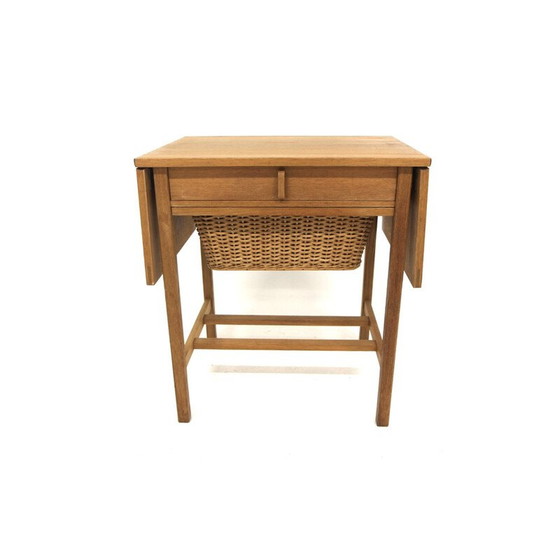Image 1 of Ouvrier vintage en teck par Bertil Fridhagen pour Bodafors, Suède 1960