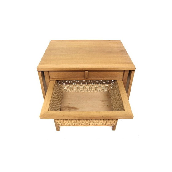 Image 1 of Ouvrier vintage en teck par Bertil Fridhagen pour Bodafors, Suède 1960