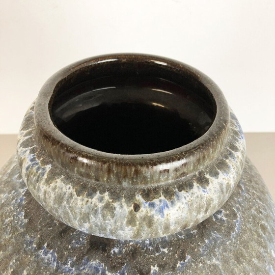 Image 1 of Vase multicolore 286-42 en poterie vintage par Scheurich, 1970