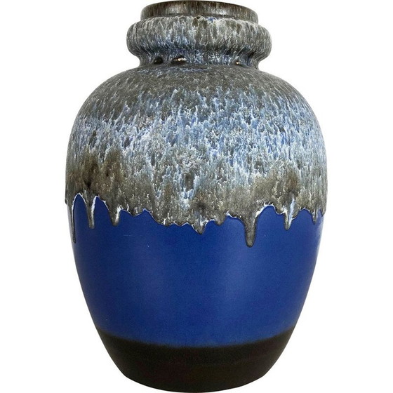 Image 1 of Vase multicolore 286-42 en poterie vintage par Scheurich, 1970