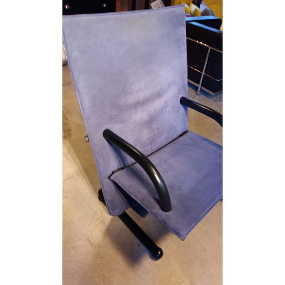 Image 1 of Fauteuil Artflex "T-Line" en Alcantara bleu, Burkhard VOGTHERR - 1984