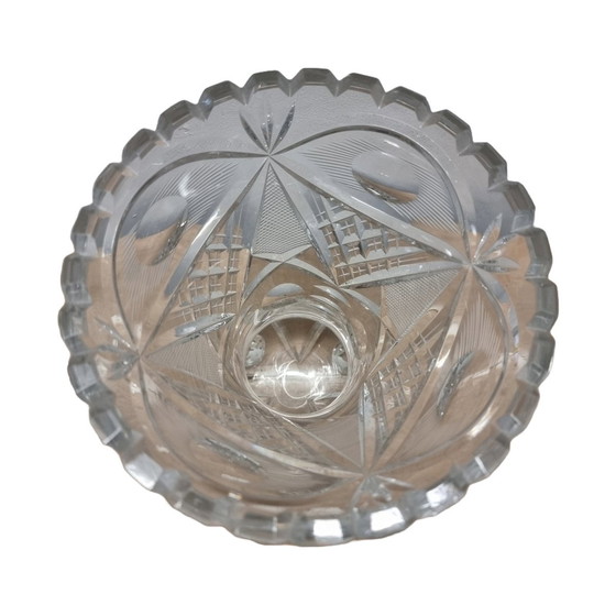 Vase vintage en cristal taillé, années 1980 – Glass (photo 4 of 6)
