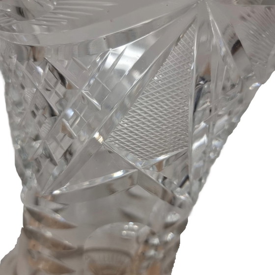 Vase vintage en cristal taillé, années 1980 – Glass (photo 3 of 6)