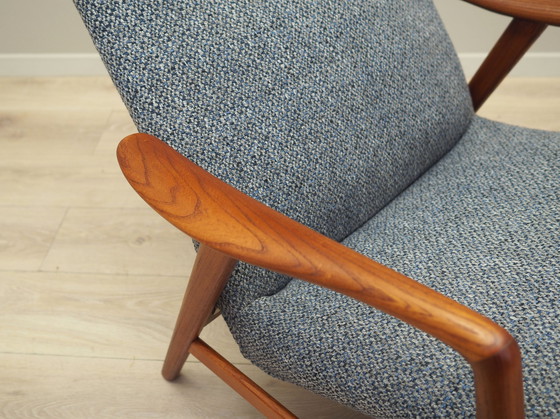 Image 1 of Fauteuil en teck, Design scandinave, 1960S, Designer : Alf Svensson, Manufacture : Fritz Hansen