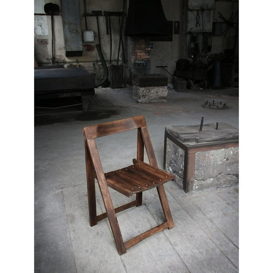 Image 1 of Chaise pliante vintage Trieste par Aldo Jacober et Pierangela d'Aniello pour Bazzani