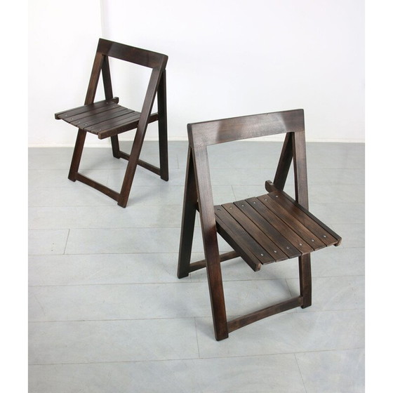 Image 1 of Chaise pliante vintage Trieste par Aldo Jacober et Pierangela d'Aniello pour Bazzani