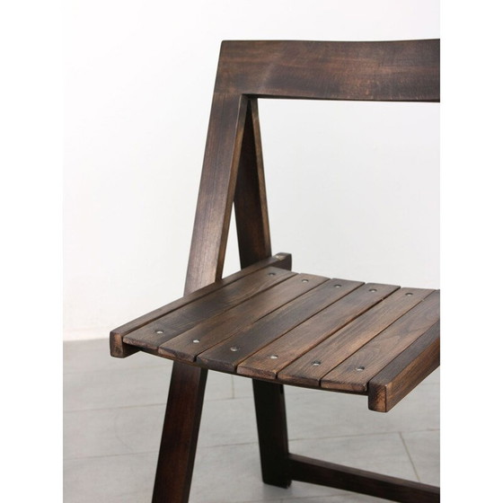 Image 1 of Chaise pliante vintage Trieste par Aldo Jacober et Pierangela d'Aniello pour Bazzani