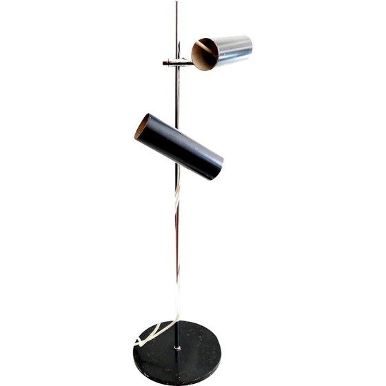 Image 1 of Lampadaire vintage avec 2 spots réglables, 1960